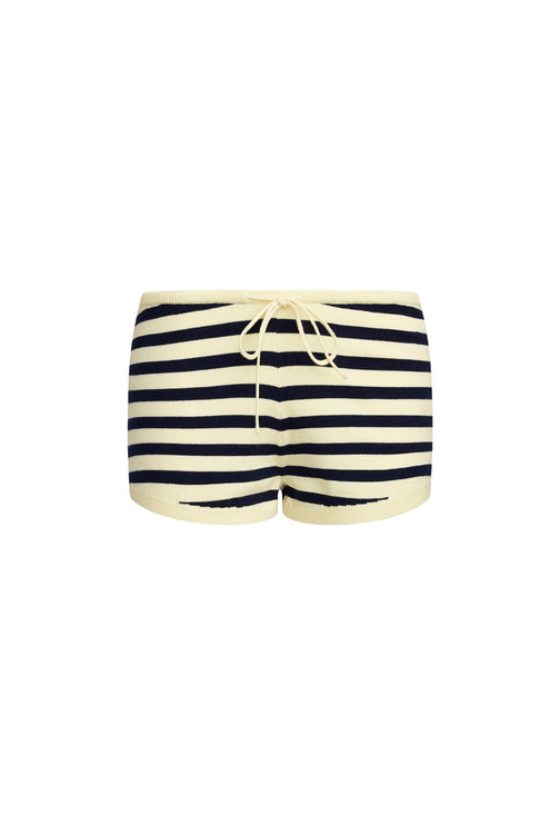 BARBIE SHORTS - NAVY STRIPE