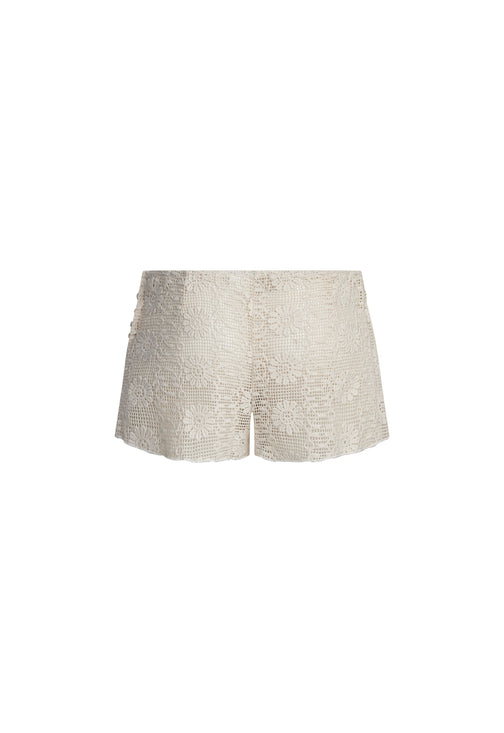 BABYDOLL SHORT - CREAM FLORAL