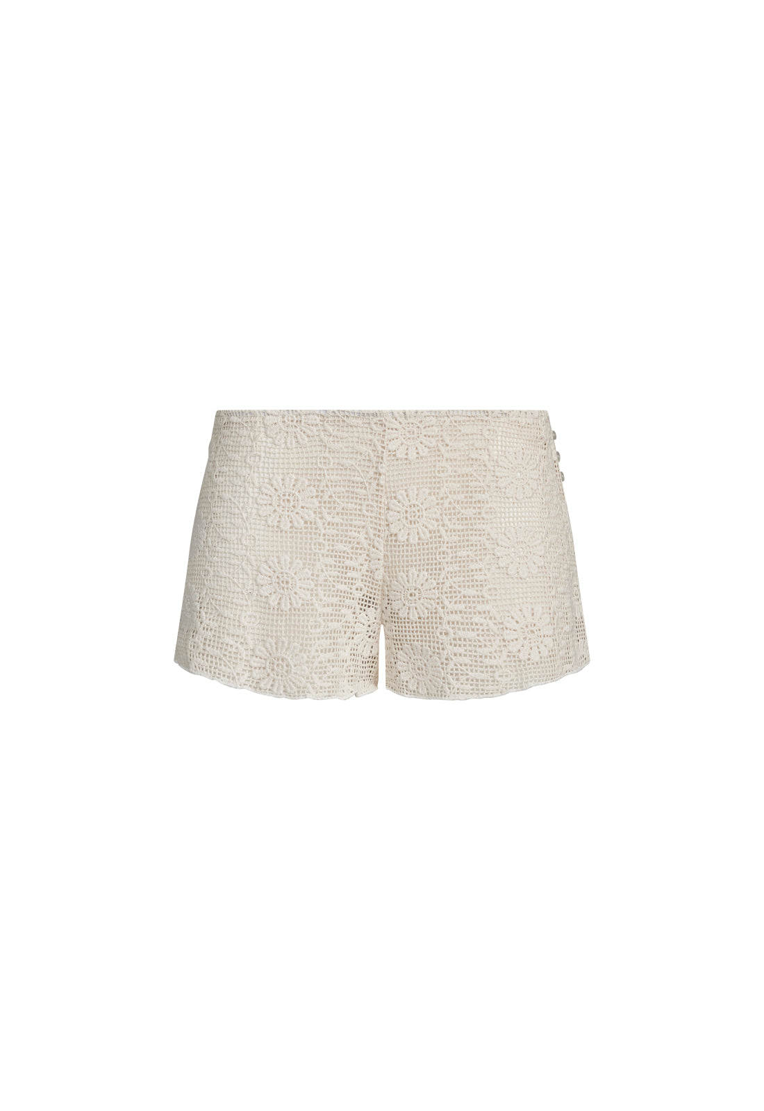 BABYDOLL SHORT - CREAM FLORAL