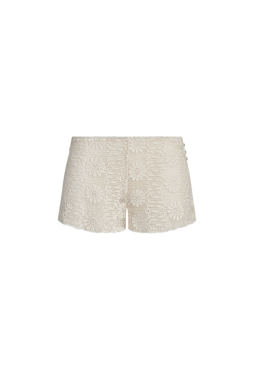 BABYDOLL SHORT - CREAM FLORAL