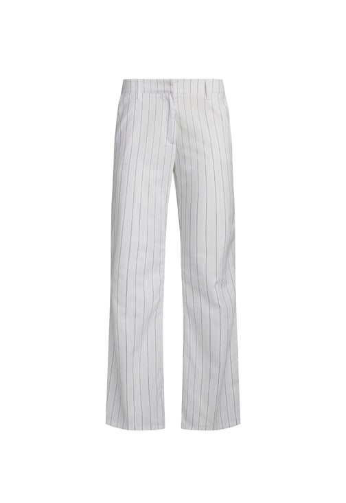 BESSETTE PANT - PORCELAIN PINSTRIPE