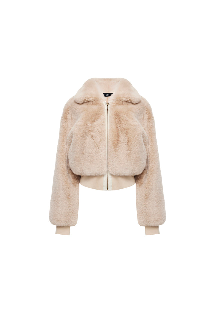 DRITA FAUX FUR - SAND