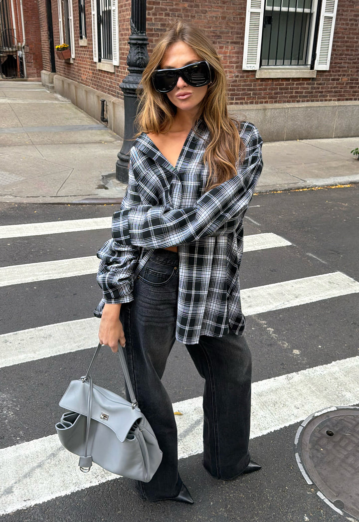 CLARITY SHIRT - PITCH PLAID