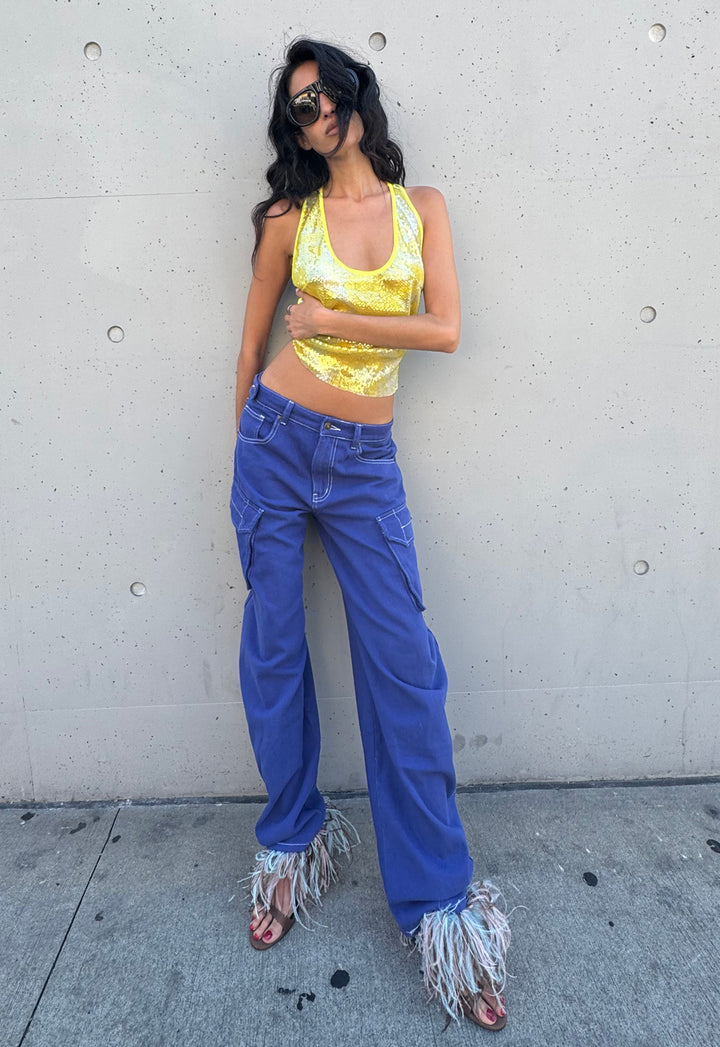 PENTHOUSE JEAN - COBALT
