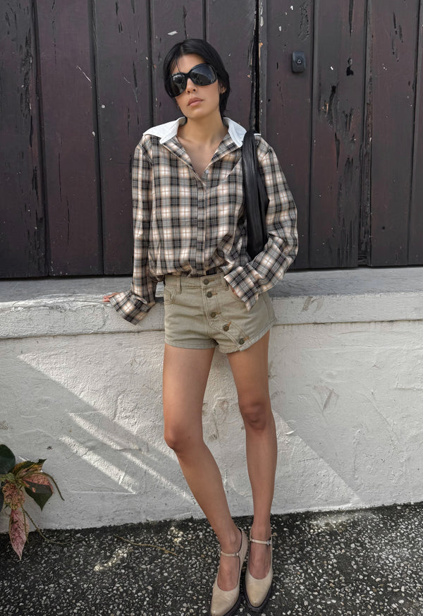 VACANZA SHIRT - COOL CHOCOLATE PLAID