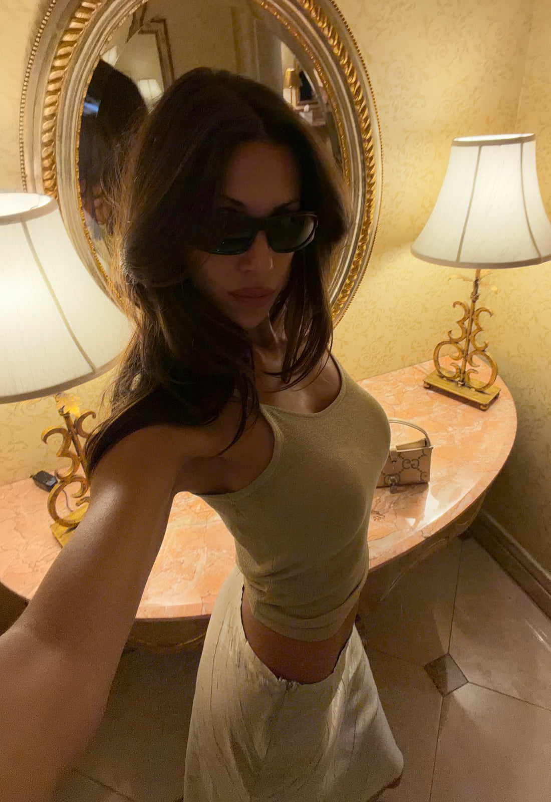 DOLCE TANK TOP - OYSTER