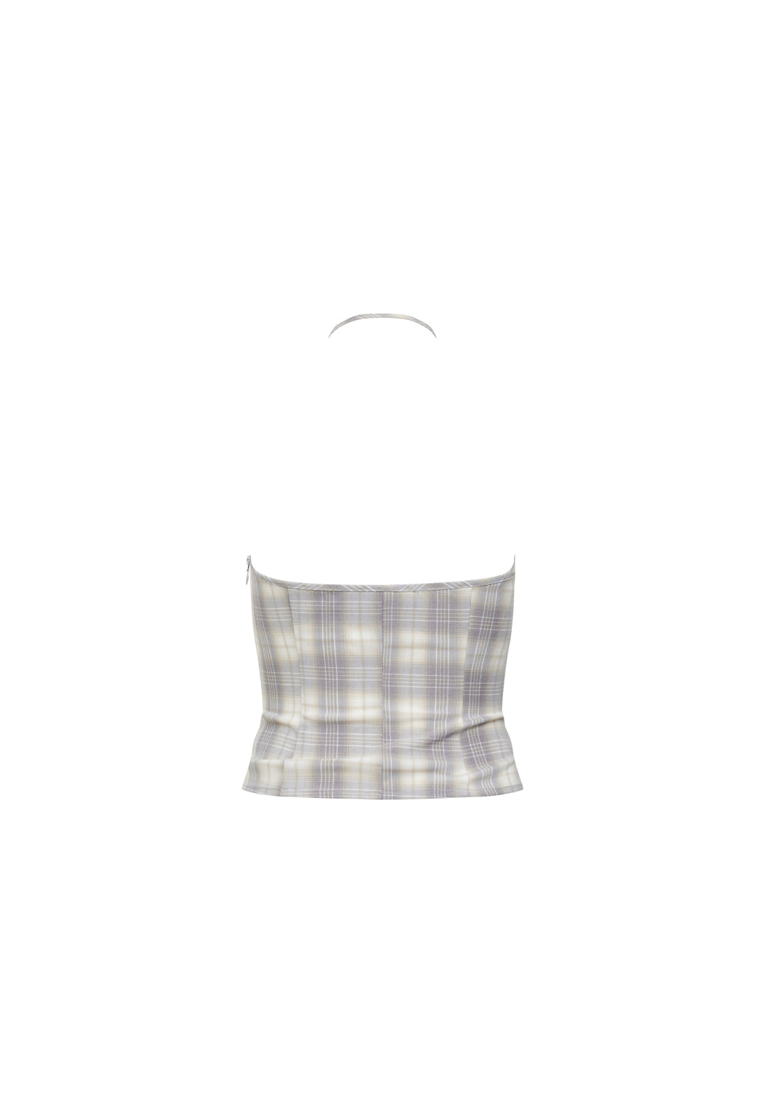 SWEET ESCAPE CAMI - SMOKE PLAID