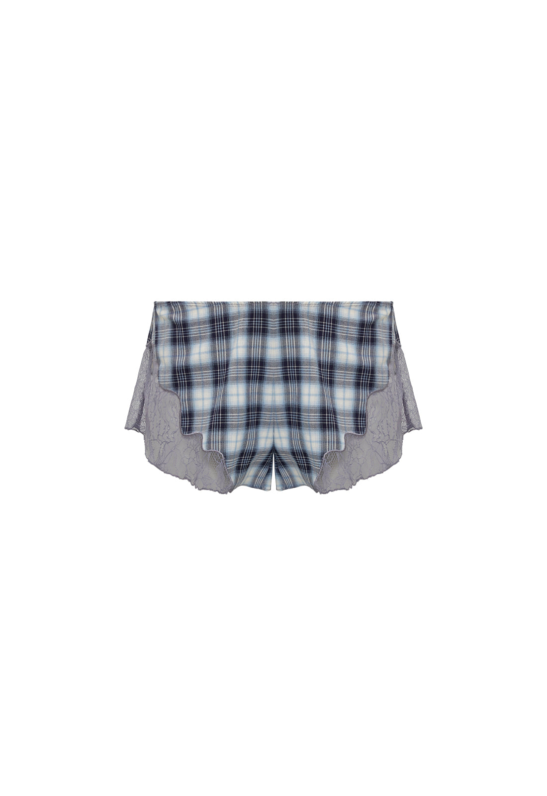 PARADISE MINI SHORT - NAVY PLAID