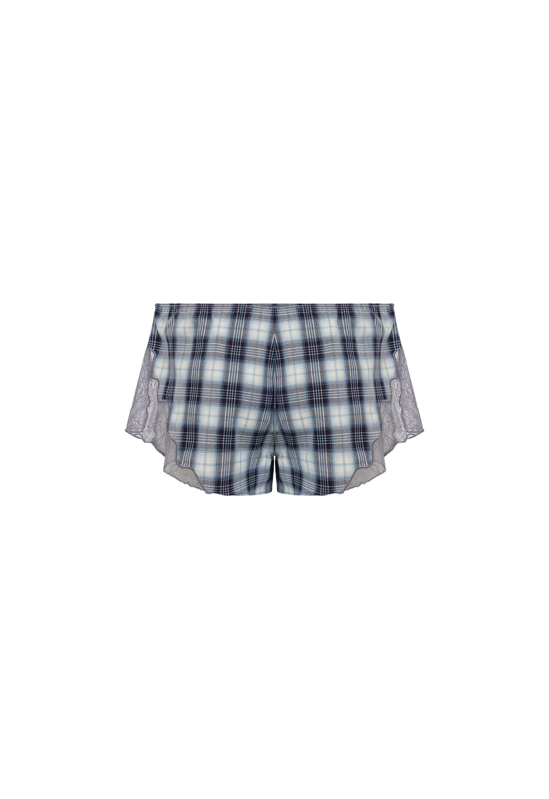 PARADISE MINI SHORT - NAVY PLAID