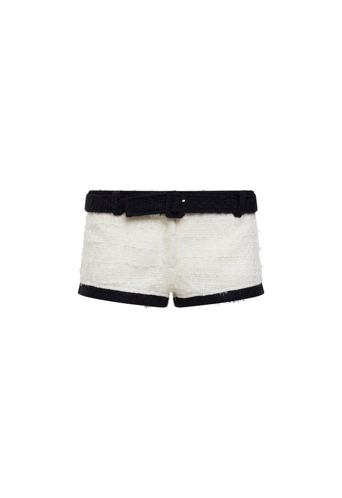 AFTERGLOW MINI SHORT - PORCELAIN TWEED
