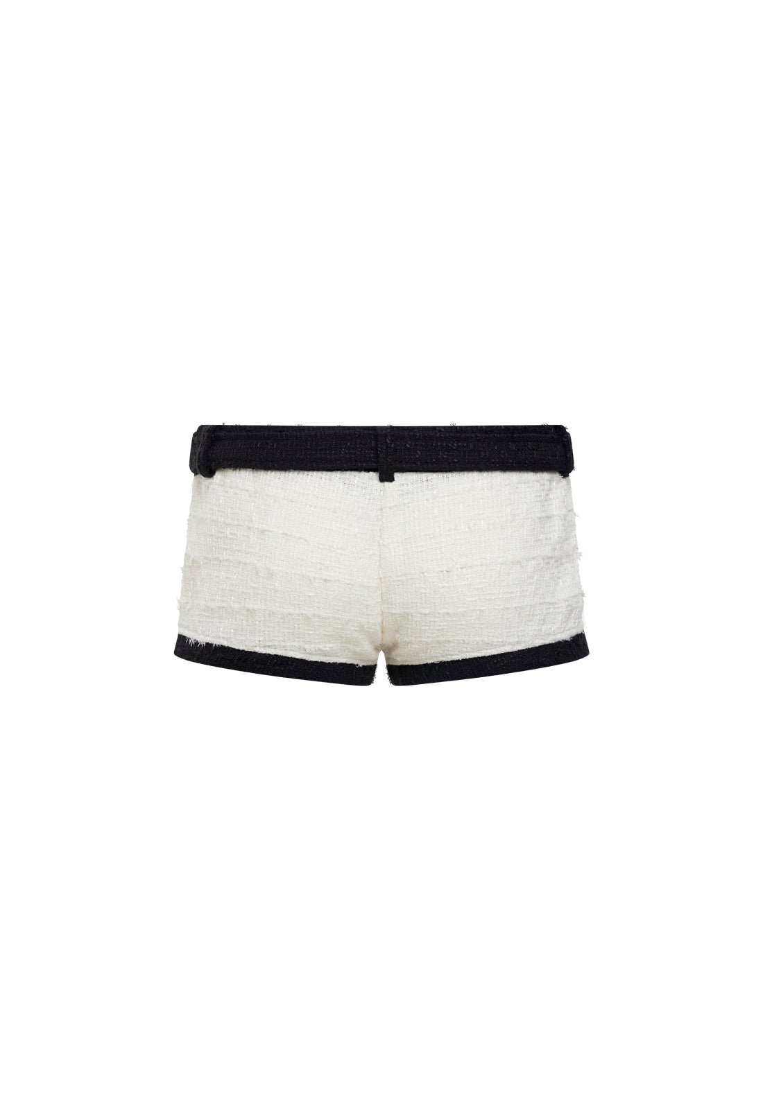 AFTERGLOW MINI SHORT - PORCELAIN TWEED