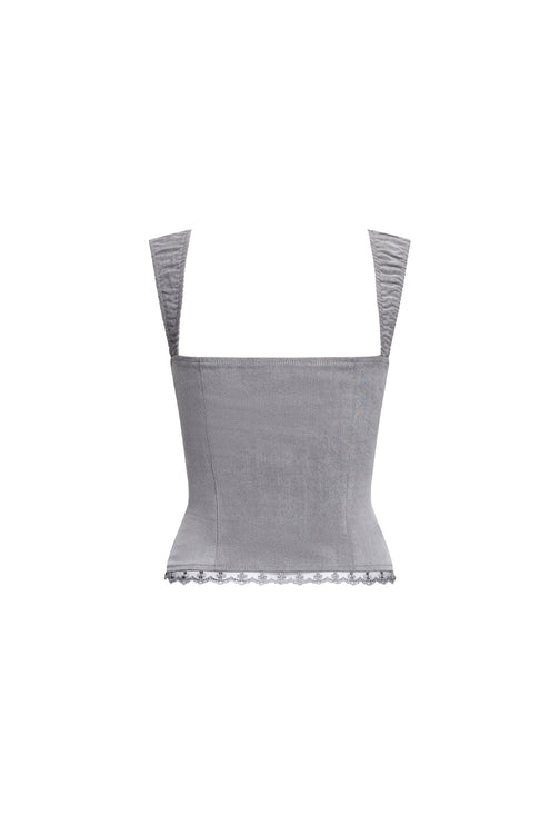 PALMER CORSET - WASHED GREY