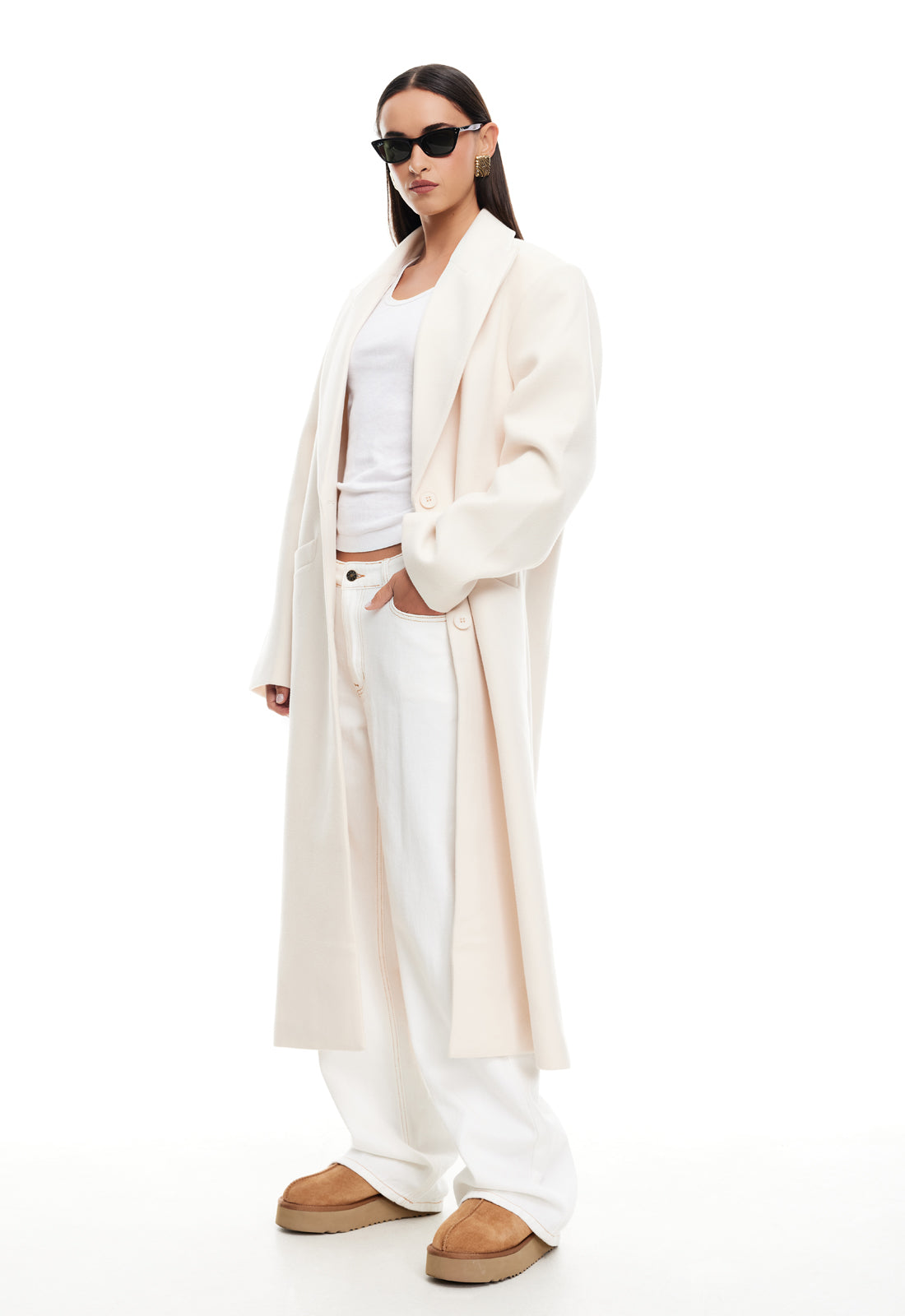 OLSEN COAT - CREAM