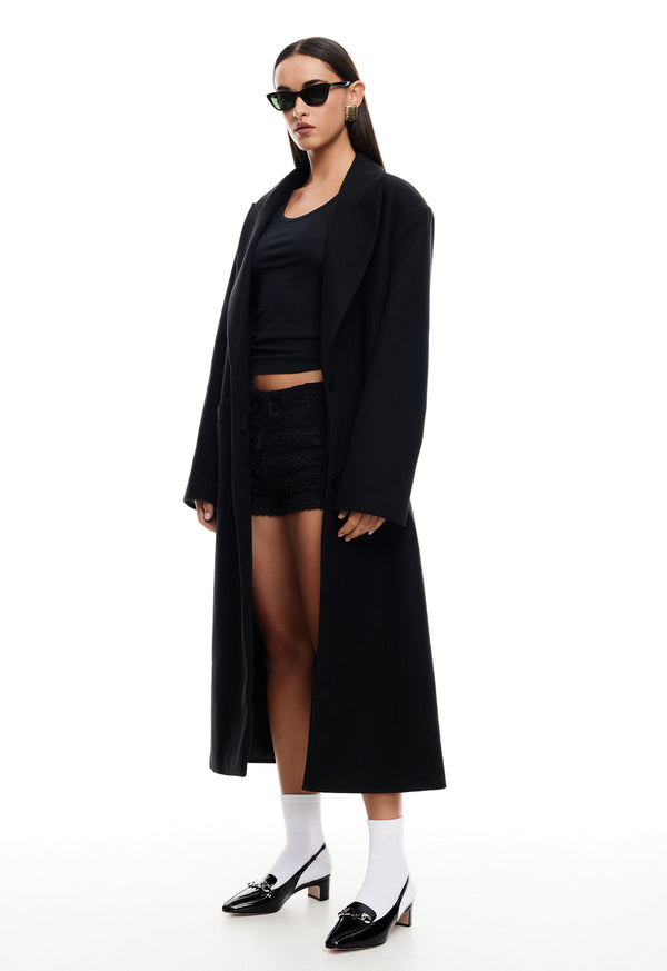 OLSEN COAT - ONYX