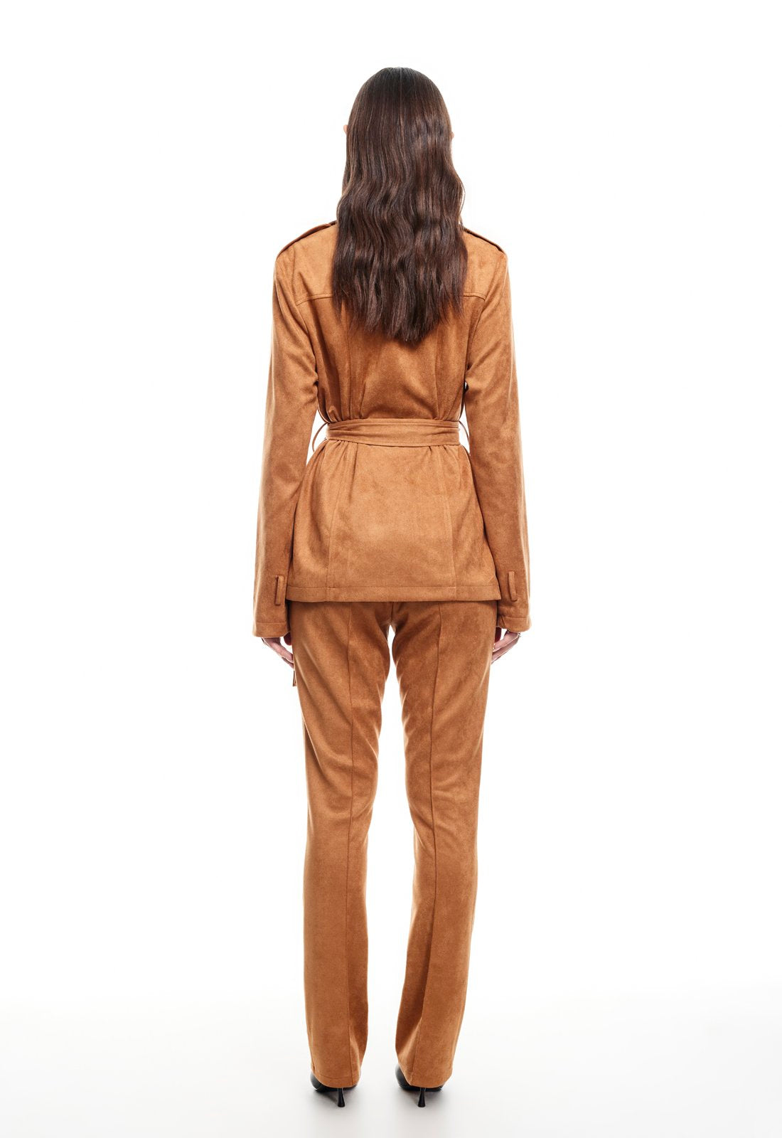 BELLA CROPPED TRENCH - LIGHT TAN