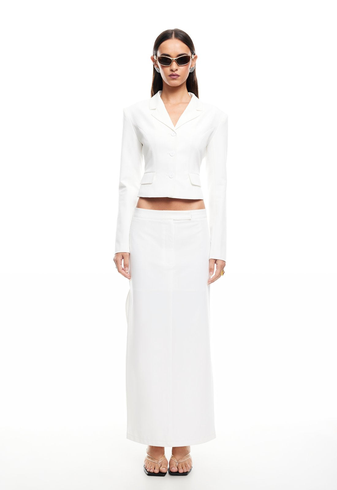 LUNE MAXI SKIRT - FOAM