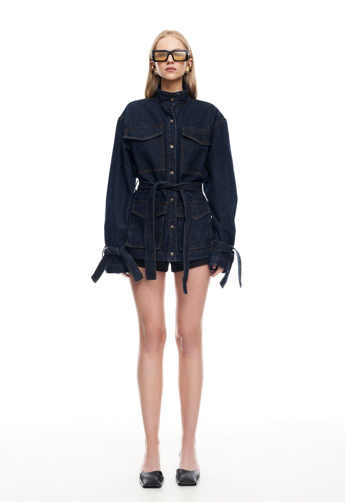 SWEETNESS OVERSHIRT - INDIGO