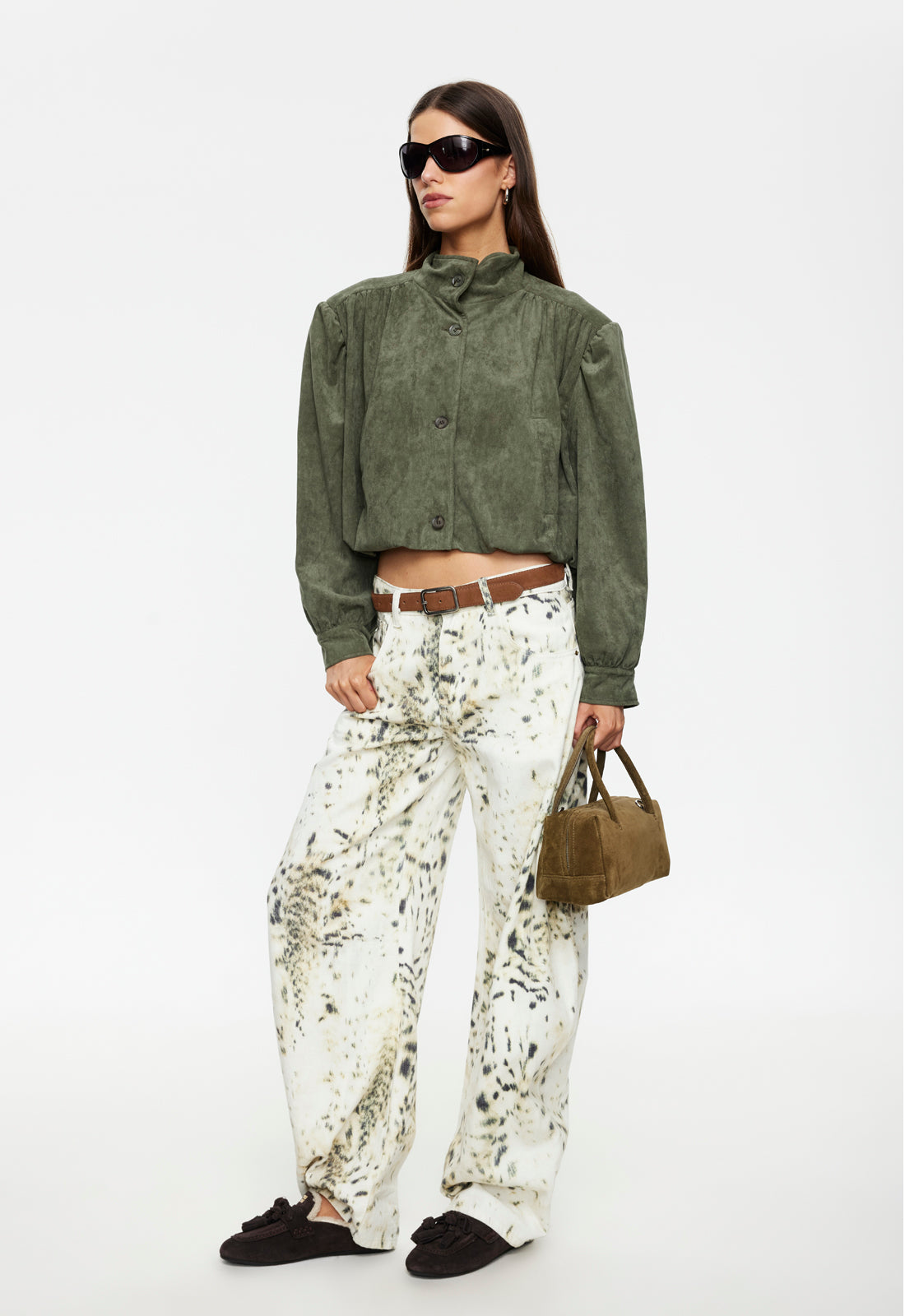 HORSESHOE JEAN - SNOW LEOPARD