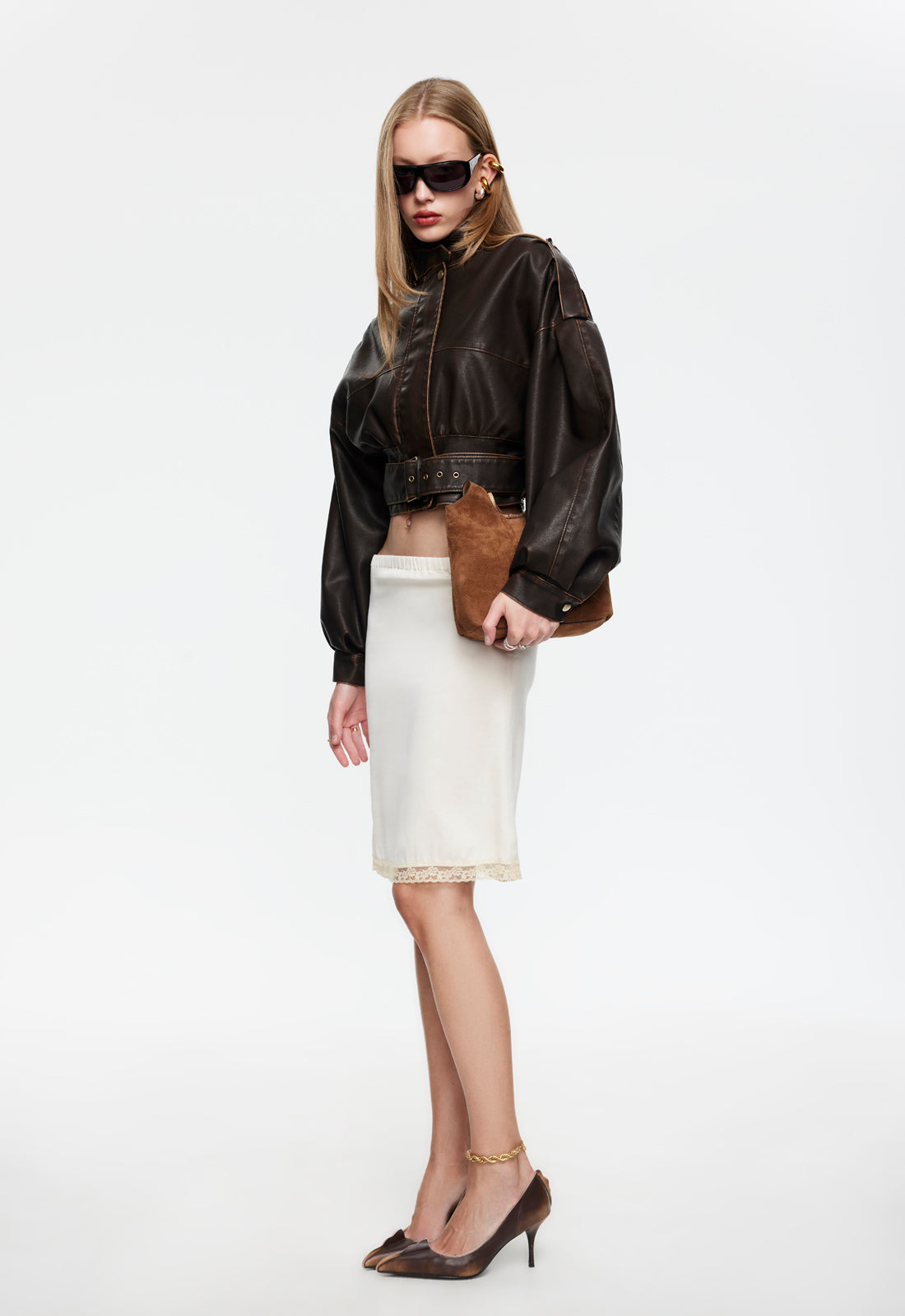 BELLA MIDI SKIRT - BUTTER