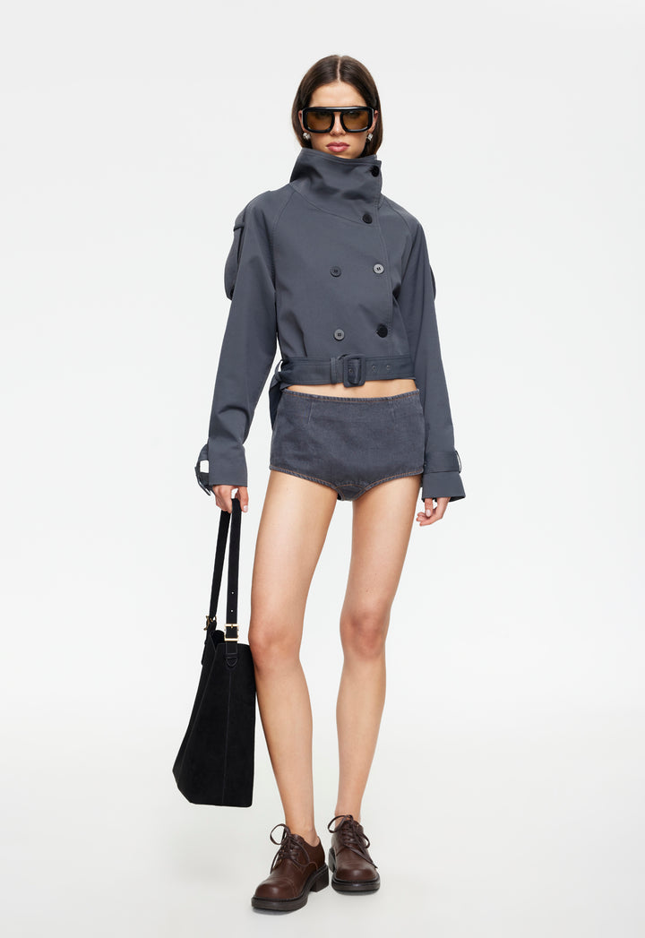 BLANC MICRO SHORT - PETROL