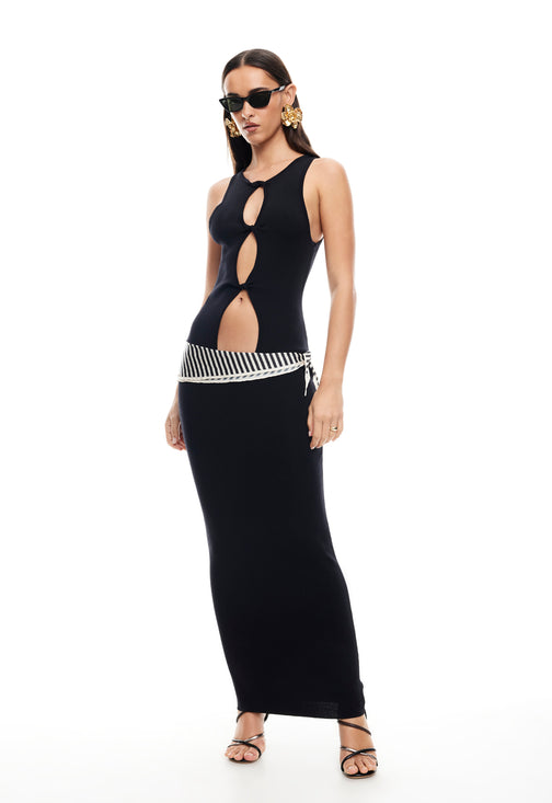 HOMECOMING MAXI DRESS - ONYX