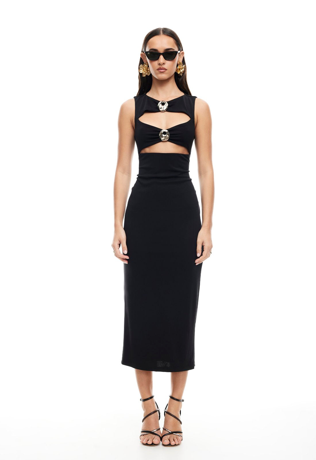 AFTER HOURS MIDI DRESS - ONYX