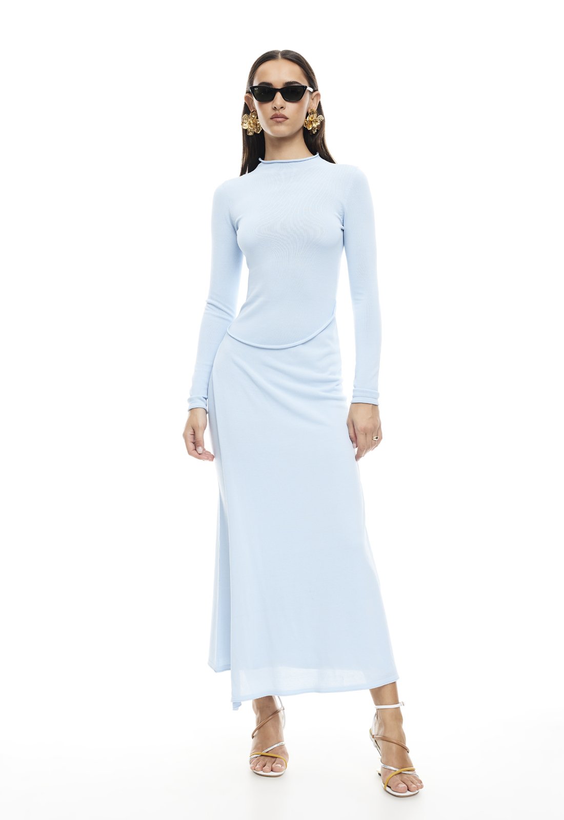 RESOLUTION MAXI DRESS - BLUE