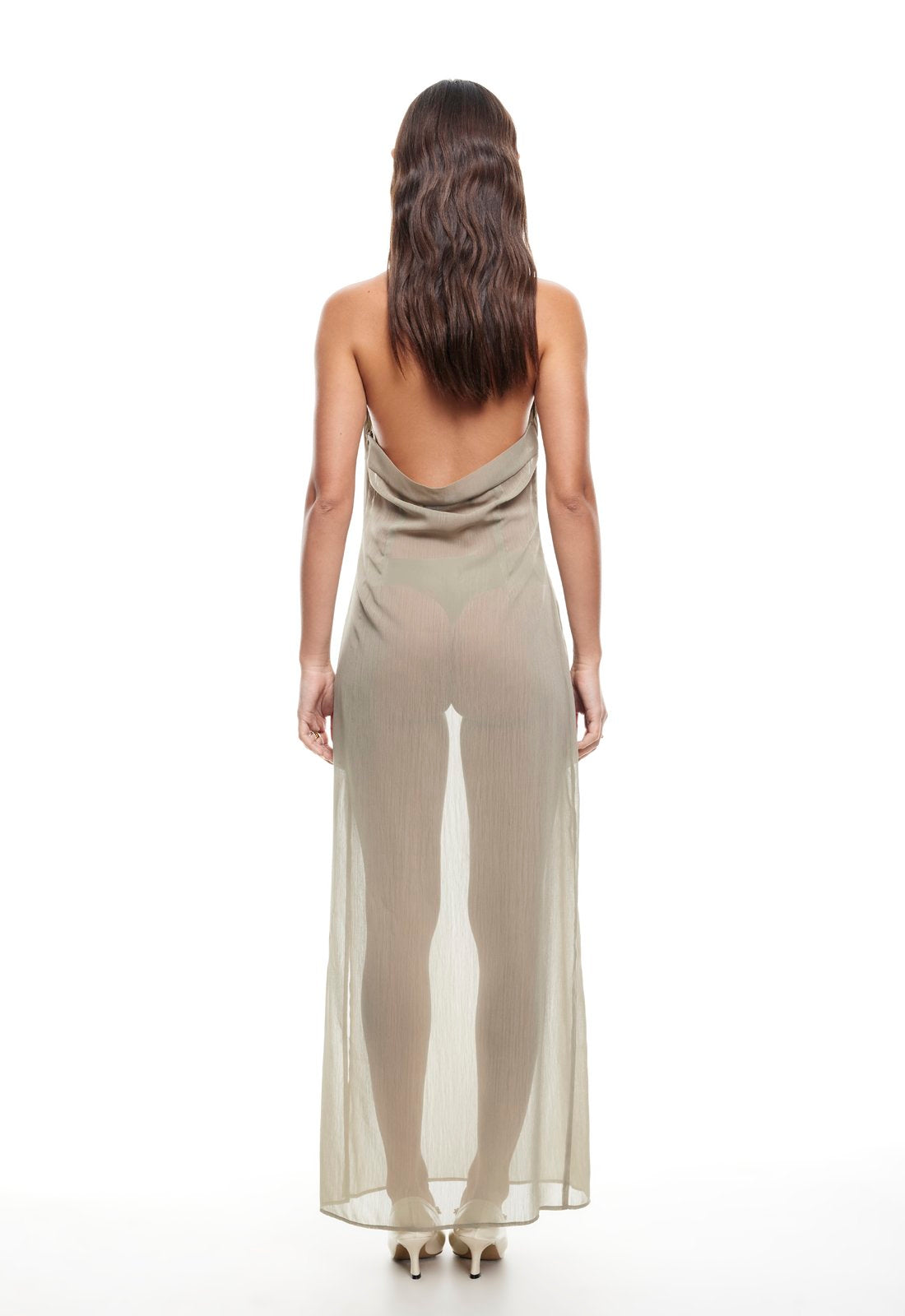 DRIFTWOOD MAXI DRESS - MATCHA