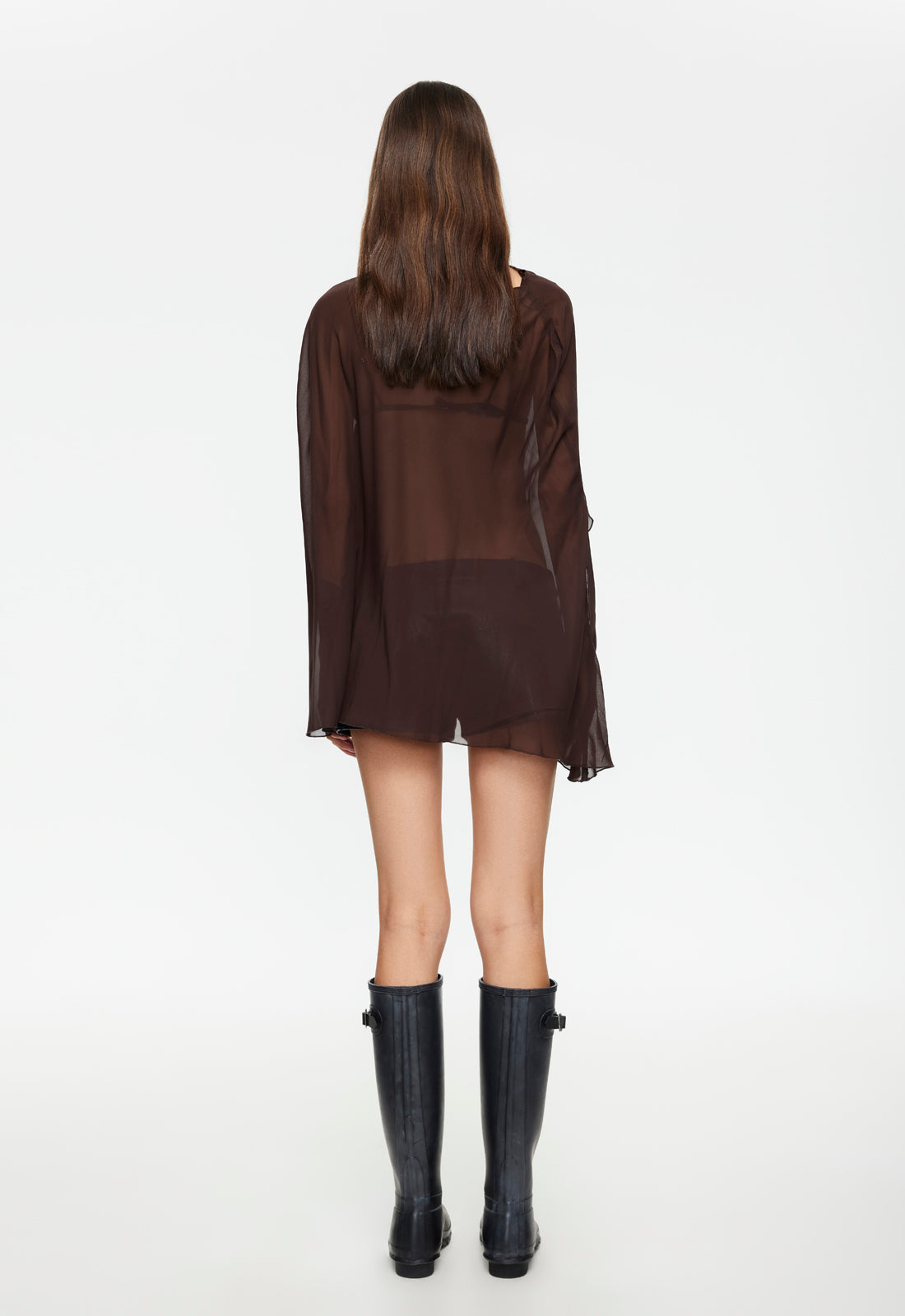 AURA PONCHO - CHOCOLATE