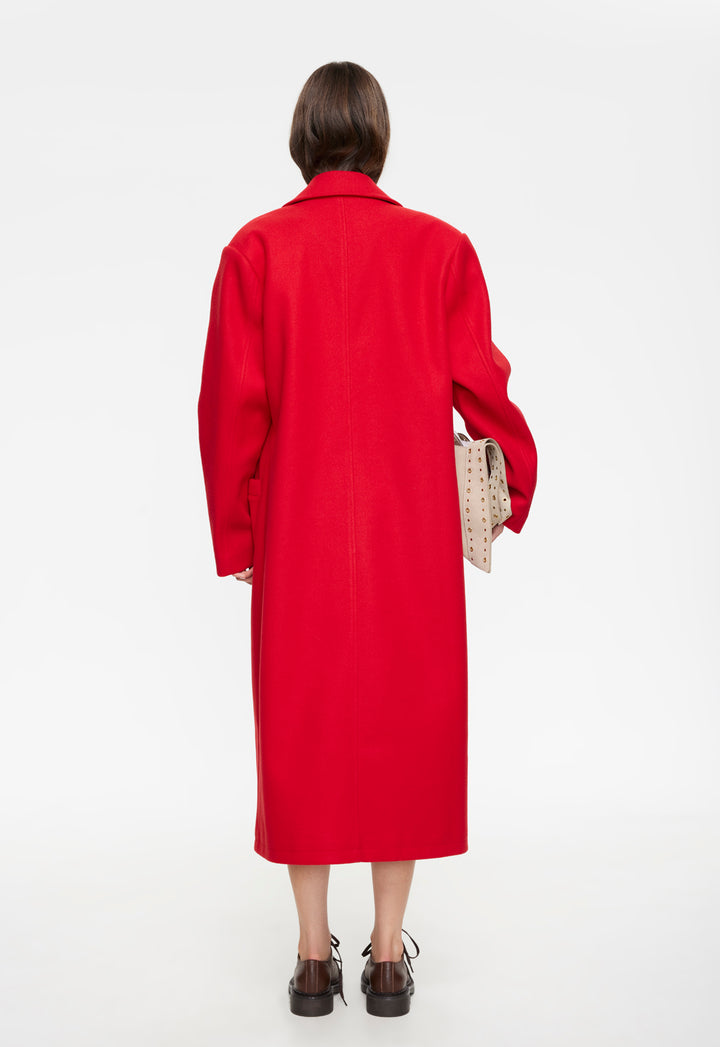 OLSEN COAT - CRIMSON
