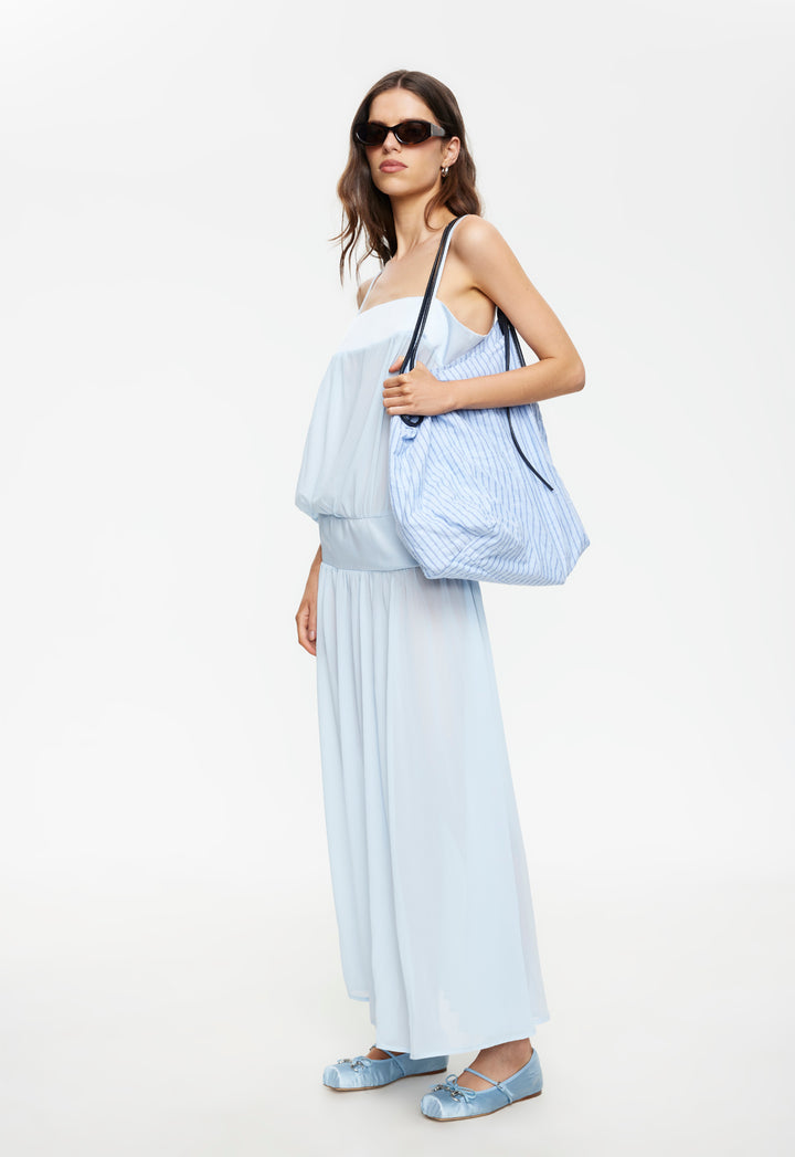 GRACIA MAXI DRESS - PALE BLUE
