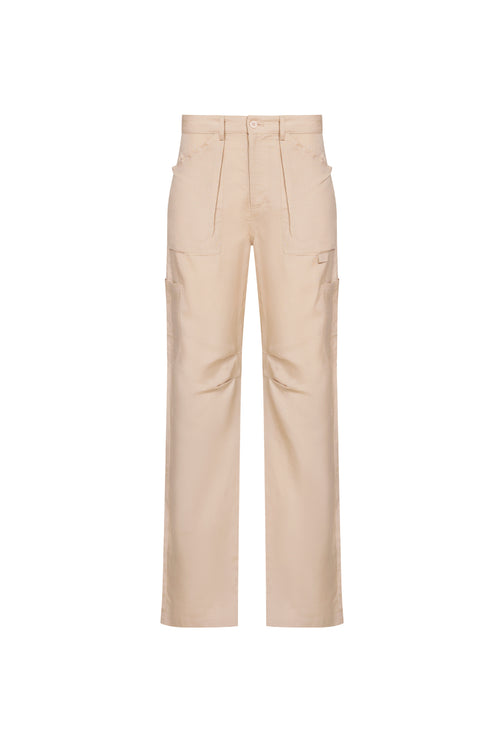MIAMI VICE LINEN PANT - DEEP WHEAT