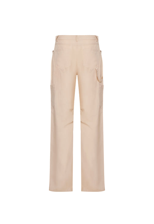 MIAMI VICE LINEN PANT - DEEP WHEAT