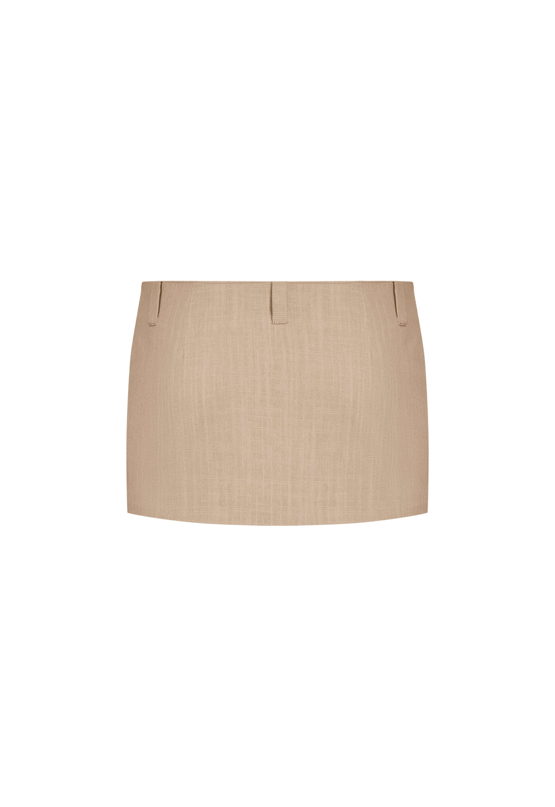 LEO MINI SKIRT - DEEP WHEAT