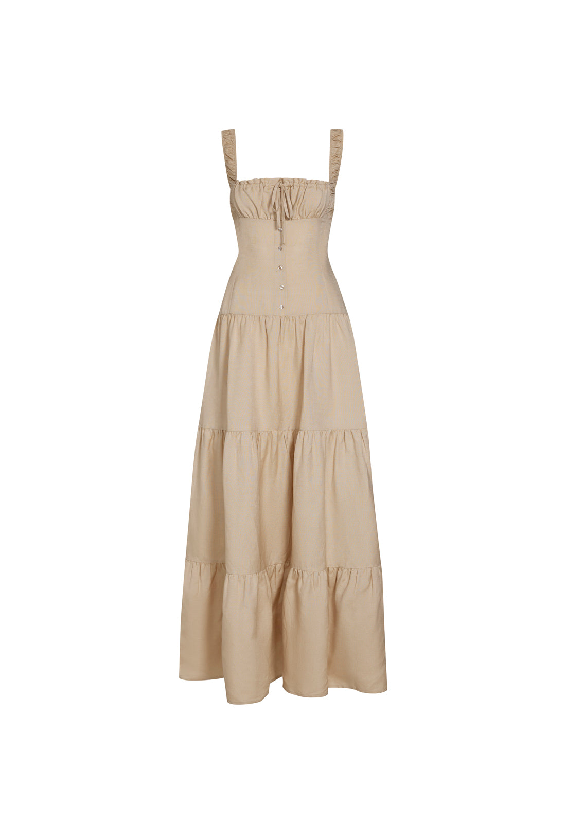 HEART SHAPED MAXI - DEEP WHEAT