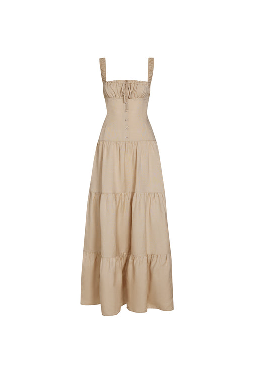 HEART SHAPED MAXI - DEEP WHEAT