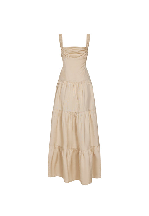 HEART SHAPED MAXI - DEEP WHEAT