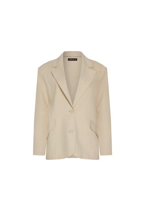 SERENE BLAZER - DEEP WHEAT