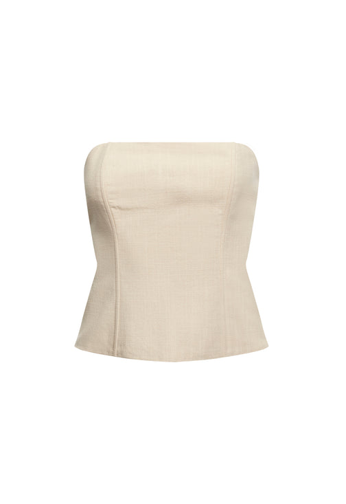 UNTAMED BODICE - DEEP WHEAT