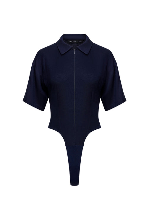 AZURE BODYSUIT - NAVY
