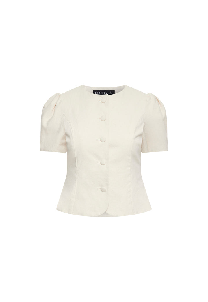 FEMME BLOUSE - BEIGE
