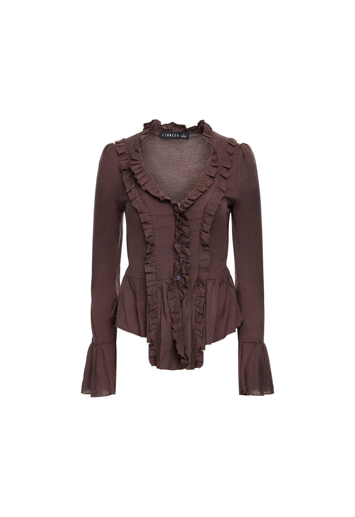 ODETTE LONG SLEEVE - BROWN
