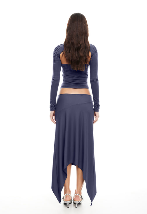 CHERIE MIDI SKIRT - MINERAL