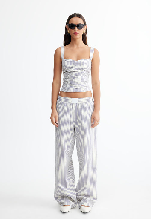 COBAIN PANT - IVORY MULTI STRIPE