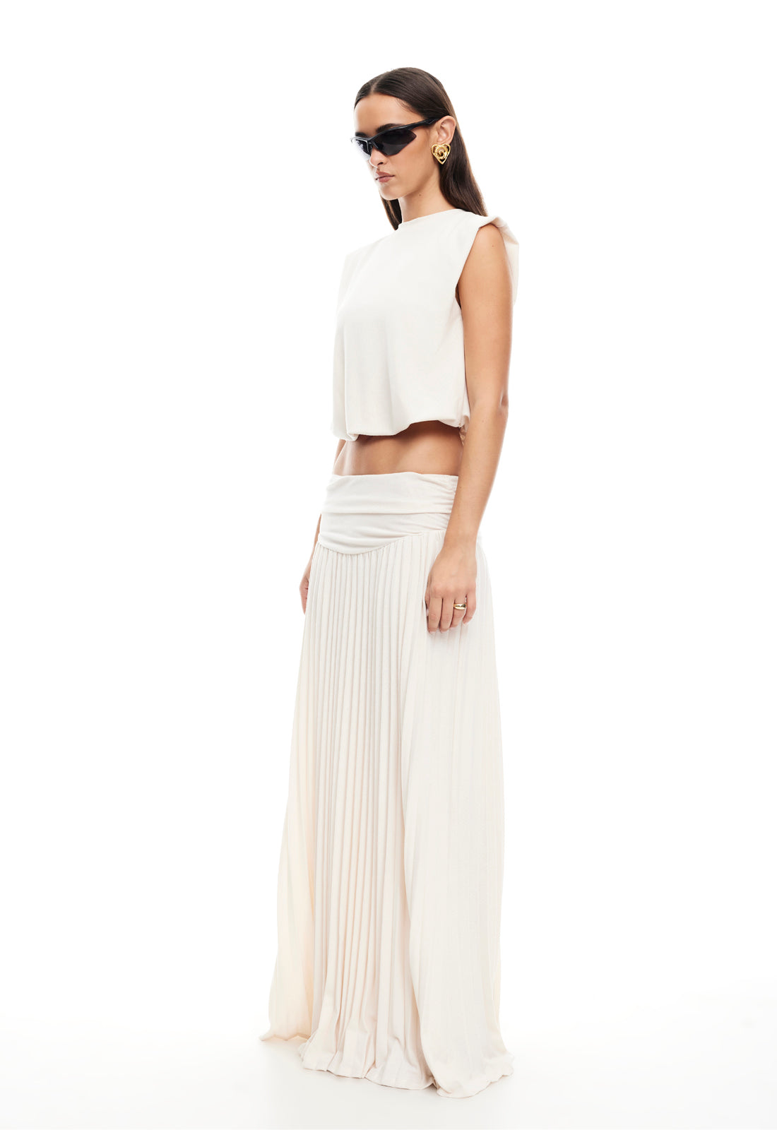 FIELD OF DREAMS MAXI SKIRT - IVORY