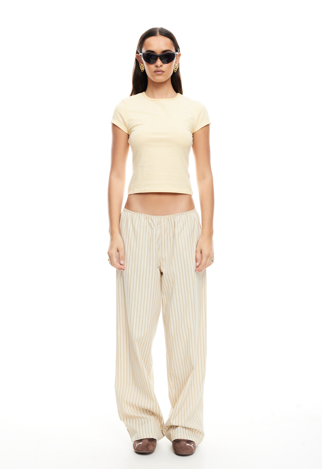 IN BLOOM PANT - BEIGE