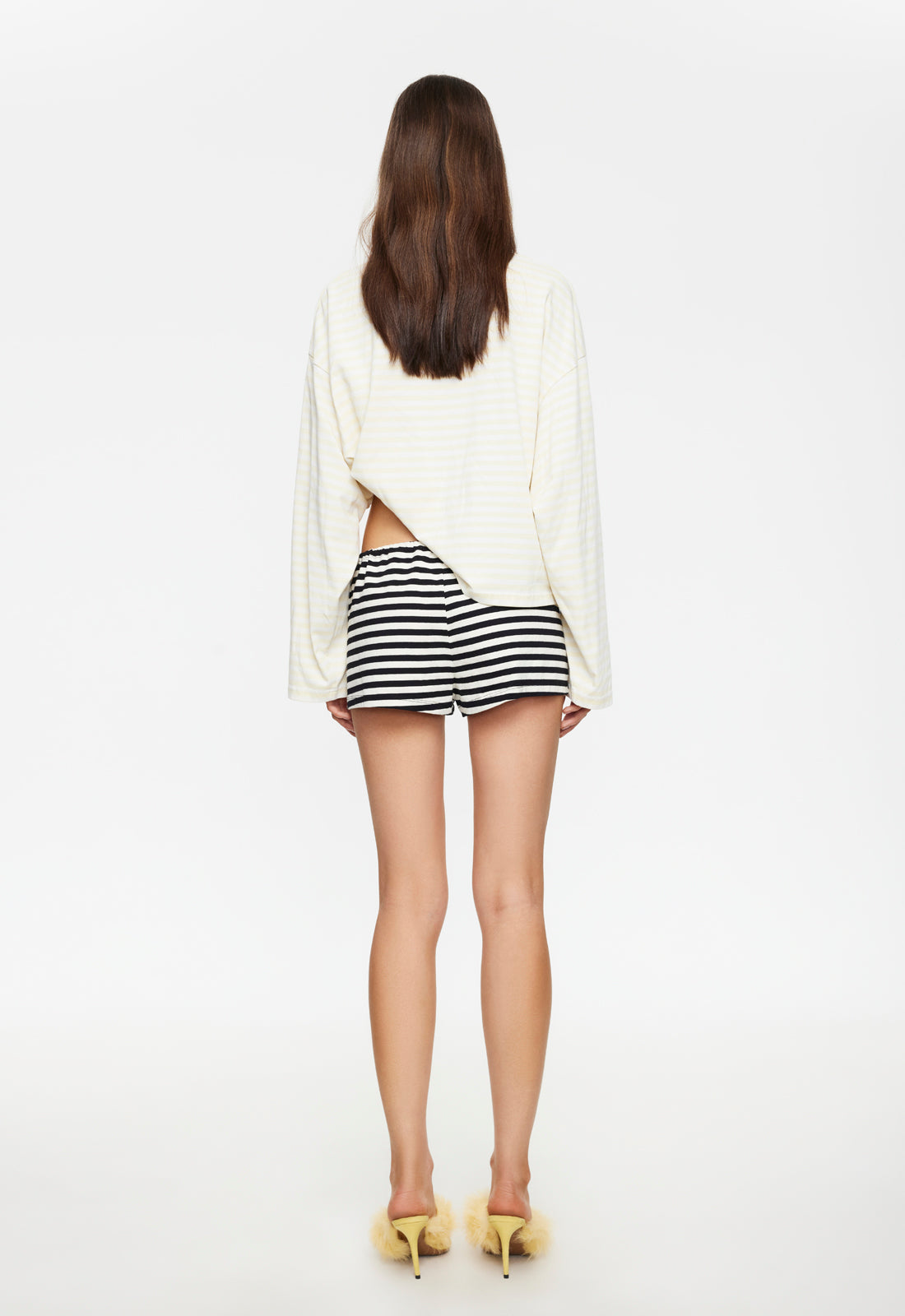 BLOOM LONG SLEEVE - LEMON STRIPE