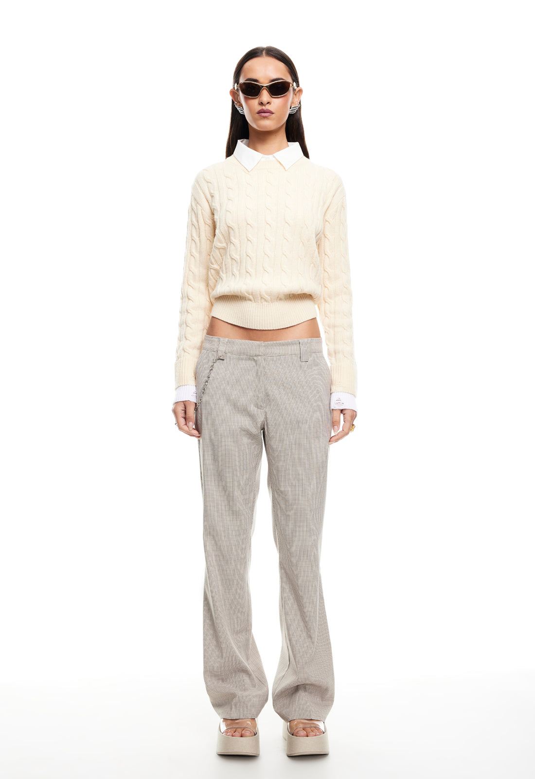 COASTAL CABLE KNIT - CREAM