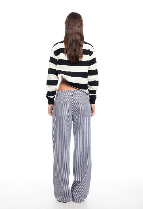 TOP MODEL JEAN - NAVY STRIPE