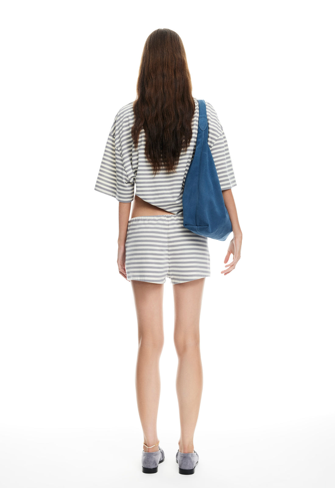 KOURT BLOOMERS - ASH STRIPE